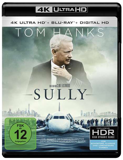 Sully (Ultra HD Blu-ray &amp; Blu-ray), 1 Ultra HD Blu-ray und 1 Blu-ray Disc