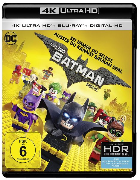 The Lego Batman Movie (Ultra HD Blu-ray &amp; Blu-ray), 1 Ultra HD Blu-ray und 1 Blu-ray Disc