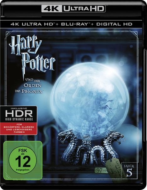 Harry Potter und der Orden des Phönix (Ultra HD Blu-ray &amp; Blu-ray), 1 Ultra HD Blu-ray und 1 Blu-ray Disc