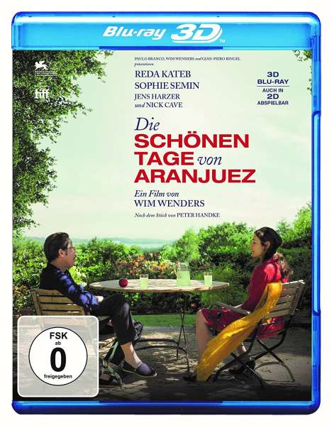 Die schönen Tage von Aranjuez (3D Blu-ray), Blu-ray Disc