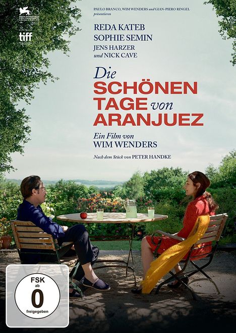 Die schönen Tage von Aranjuez, DVD