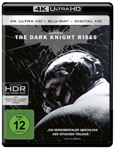 The Dark Knight Rises (Ultra HD Blu-ray &amp; Blu-ray), 1 Ultra HD Blu-ray und 1 Blu-ray Disc