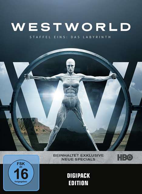 Westworld Staffel 1: Das Labyrinth (Digipack), 3 DVDs