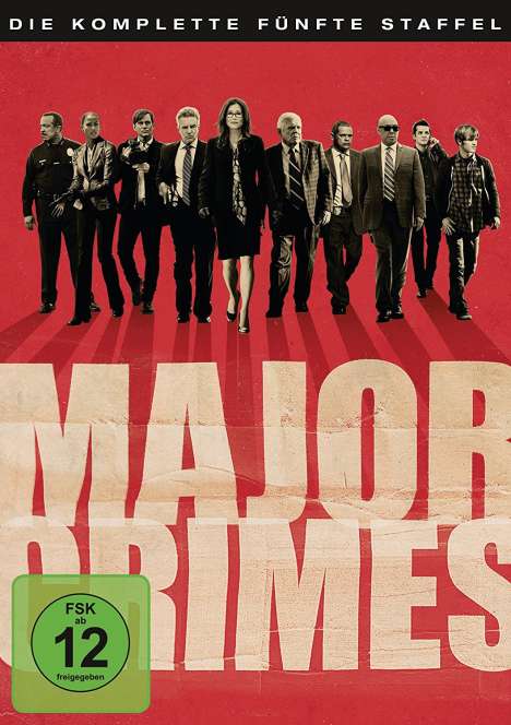 Major Crimes Season 5, 5 DVDs