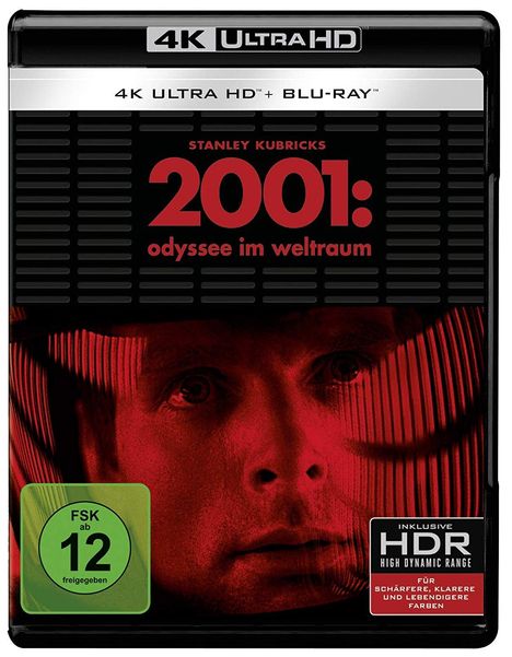 2001: Odyssee im Weltraum (Ultra HD Blu-ray &amp; Blu-ray), 1 Ultra HD Blu-ray und 1 Blu-ray Disc