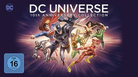 DC Universe - 10th Anniversary Collection (Blu-ray), 19 Blu-ray Discs