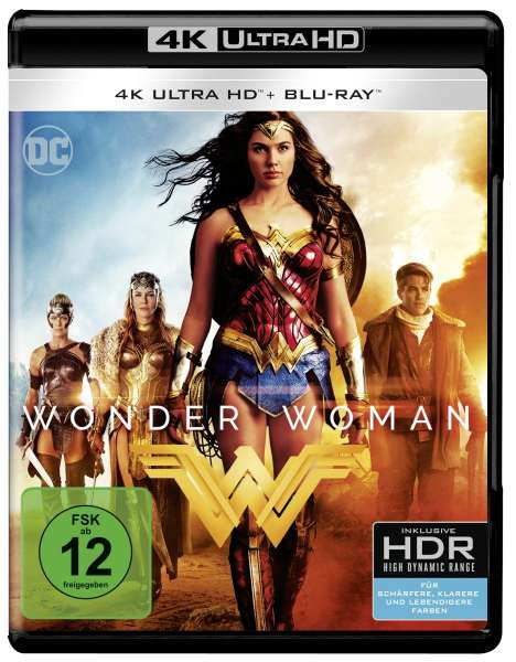 Wonder Woman (Ultra HD Blu-ray &amp; Blu-ray), 1 Ultra HD Blu-ray und 1 Blu-ray Disc