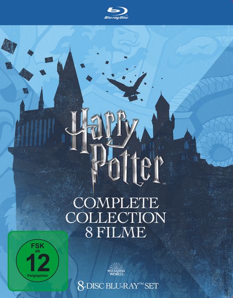 Harry Potter Complete Collection (8 Filme) (Blu-ray), 8 Blu-ray Discs