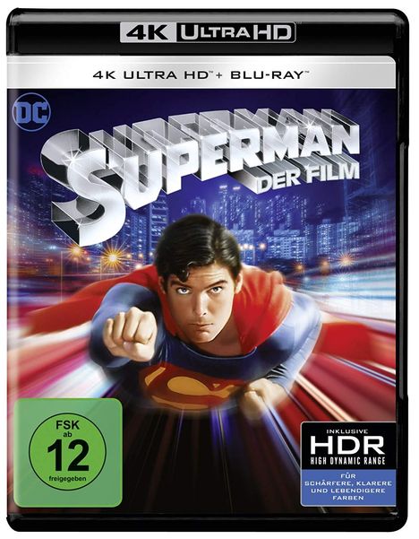 Superman I (Ultra HD Blu-ray &amp; Blu-ray), 1 Ultra HD Blu-ray und 1 Blu-ray Disc