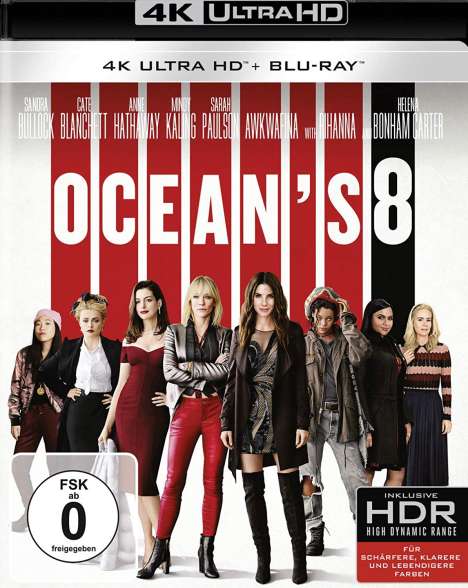 Ocean's Eight (Ultra HD Blu-ray &amp; Blu-ray), 1 Ultra HD Blu-ray und 1 Blu-ray Disc