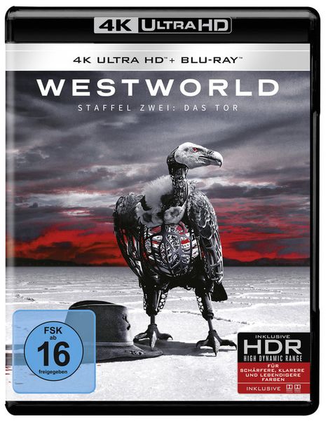 Westworld Staffel 2: Die Tür (Ultra HD Blu-ray &amp; Blu-ray), 3 Ultra HD Blu-rays und 3 Blu-ray Discs