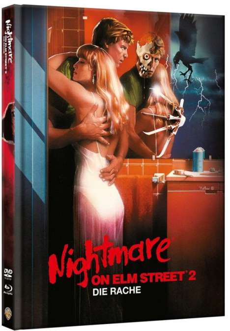 Nightmare on Elm Street 2: Die Rache (Blu-ray &amp; DVD im Mediabook), 1 Blu-ray Disc und 1 DVD