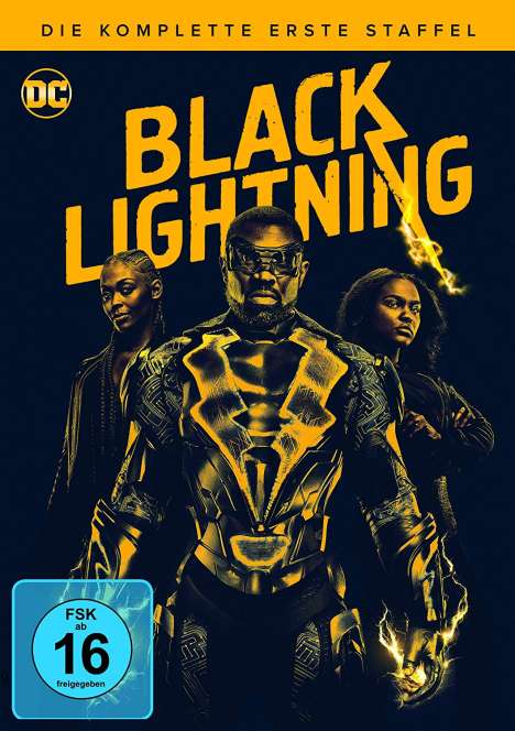 Black Lightning Season 1, 3 DVDs