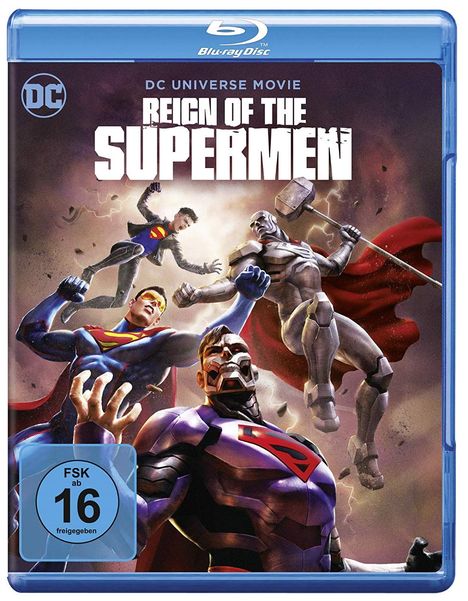 Reign of the Supermen (Blu-ray), Blu-ray Disc