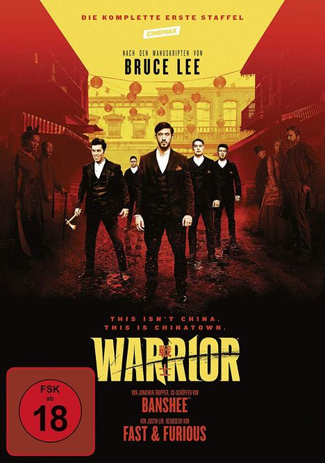 Warrior Staffel 1, 3 DVDs