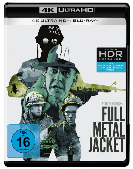 Full Metal Jacket (Ultra HD Blu-ray &amp; Blu-ray), 1 Ultra HD Blu-ray und 1 Blu-ray Disc