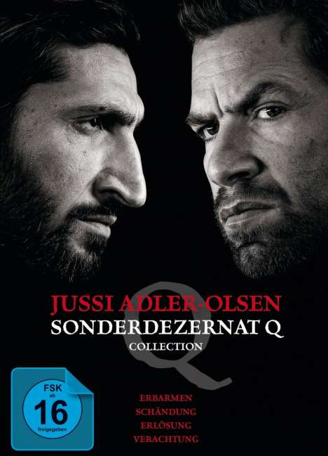 Jussi Adler Olsen - Sonderdezernat Q Collection, 4 DVDs