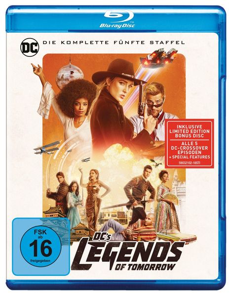DC's Legends of Tomorrow Staffel 5 (Blu-ray), 4 Blu-ray Discs