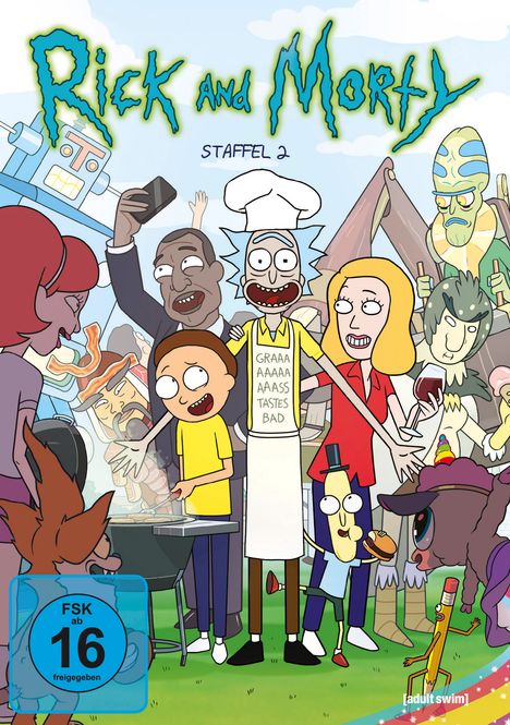 Rick and Morty Staffel 2, 2 DVDs