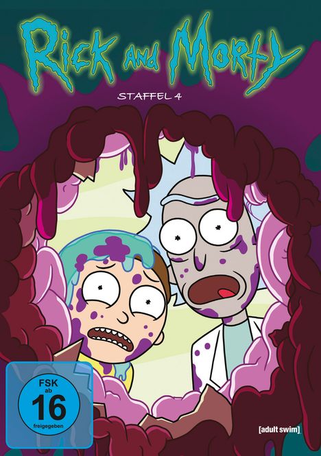 Rick and Morty Staffel 4, 2 DVDs
