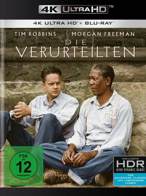 Die Verurteilten (Ultra HD Blu-ray &amp; Blu-ray), 1 Ultra HD Blu-ray und 1 Blu-ray Disc