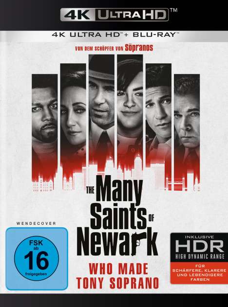 The Many Saints of Newark (Ultra HD Blu-ray &amp; Blu-ray), 1 Ultra HD Blu-ray und 1 Blu-ray Disc