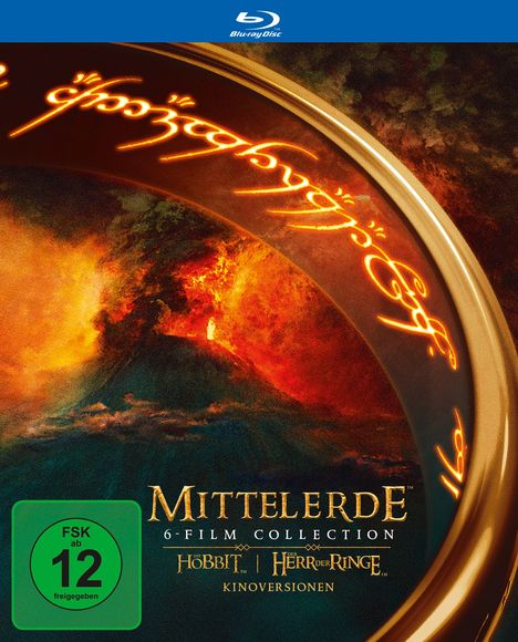 Mittelerde Collection (Blu-ray), 6 Blu-ray Discs