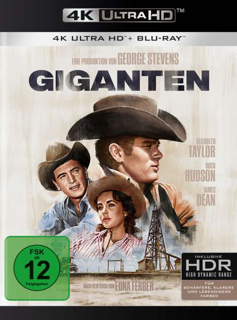 Giganten (Ultra HD Blu-ray &amp; Blu-ray), 1 Ultra HD Blu-ray und 1 Blu-ray Disc