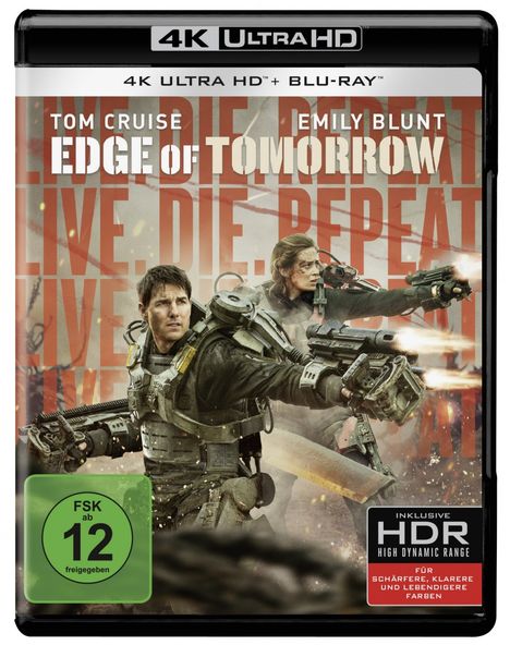 Edge of Tomorrow (Ultra HD Blu-ray &amp; Blu-ray), 1 Ultra HD Blu-ray und 1 Blu-ray Disc