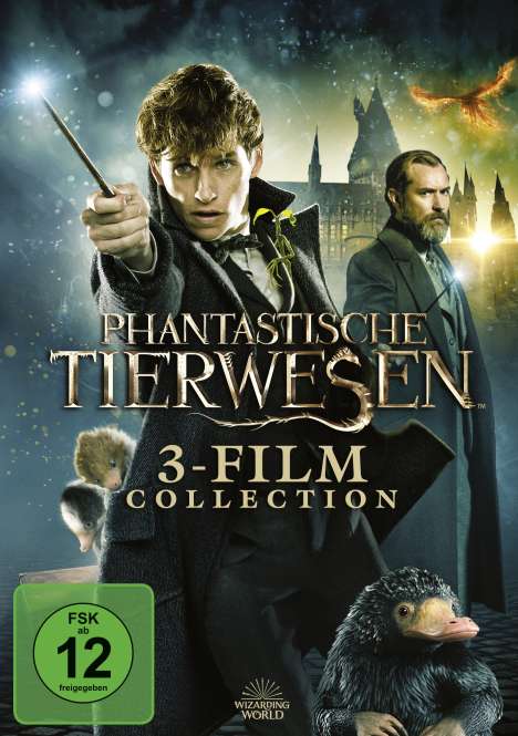 Phantastische Tierwesen 3-Film Collection, 3 DVDs