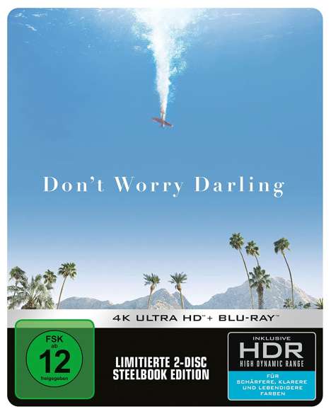 Don't Worry Darling (Ultra HD Blu-ray &amp; Blu-ray im Steelbook), 1 Ultra HD Blu-ray und 1 Blu-ray Disc