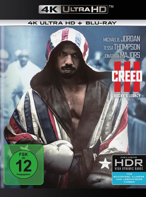 Creed 3: Rocky's Legacy (Ultra HD Blu-ray &amp; Blu-ray), 1 Ultra HD Blu-ray und 1 Blu-ray Disc