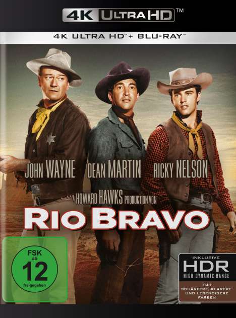 Rio Bravo (Ultra HD Blu-ray &amp; Blu-ray), 1 Ultra HD Blu-ray und 1 Blu-ray Disc