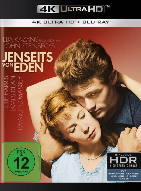 Jenseits von Eden (Ultra HD Blu-ray &amp; Blu-ray), 1 Ultra HD Blu-ray und 1 Blu-ray Disc