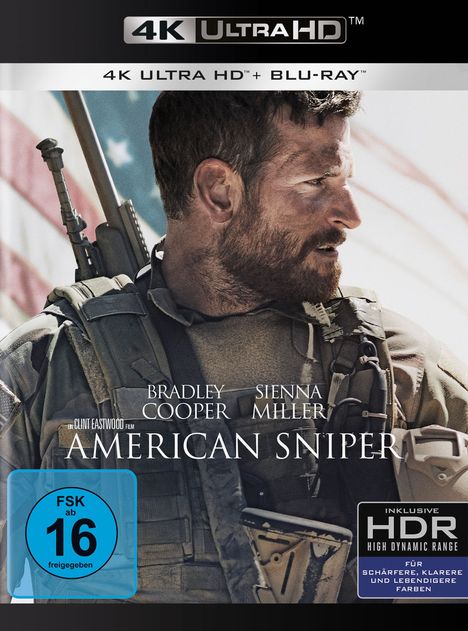 American Sniper (Ultra HD Blu-ray &amp; Blu-ray), 1 Ultra HD Blu-ray und 1 Blu-ray Disc