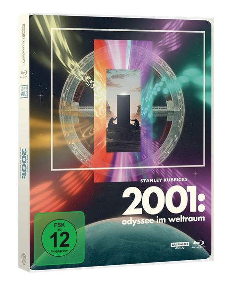 2001: Odyssee im Weltraum (Ultra HD Blu-ray &amp; Blu-ray im Steelbook), 1 Ultra HD Blu-ray und 1 Blu-ray Disc