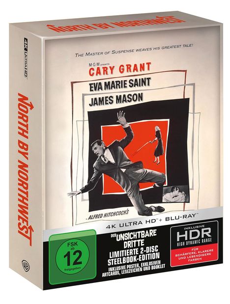 Der unsichtbare Dritte (Ultimate Collector's Edition) (Ultra HD Blu-ray &amp; Blu-ray im Steelbook), Blu-ray Disc