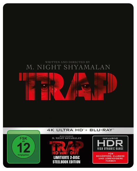 Trap: No Way Out (Ultra HD Blu-ray &amp; Blu-ray im Steelbook), 1 Ultra HD Blu-ray und 1 Blu-ray Disc