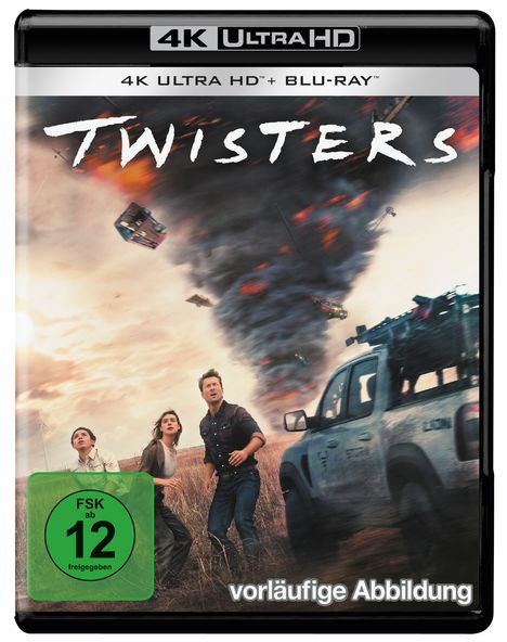 Twisters (Ultra HD Blu-ray &amp; Blu-ray), 1 Ultra HD Blu-ray und 1 Blu-ray Disc