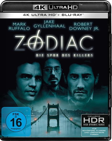 Zodiac - Die Spur des Killers (Ultra HD Blu-ray & Blu-ray), 1 Ultra HD Blu-ray und 1 Blu-ray Disc
