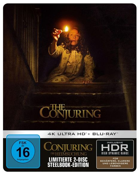 Conjuring - Die Heimsuchung (Ultra HD Blu-ray & Blu-ray im Steelbook), 1 Ultra HD Blu-ray und 1 Blu-ray Disc