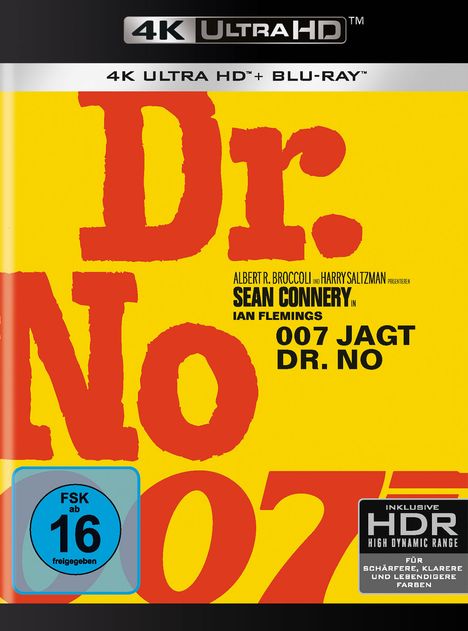 James Bond jagt Dr. No (Ultra HD Blu-ray & Blu-ray), 1 Ultra HD Blu-ray und 1 Blu-ray Disc