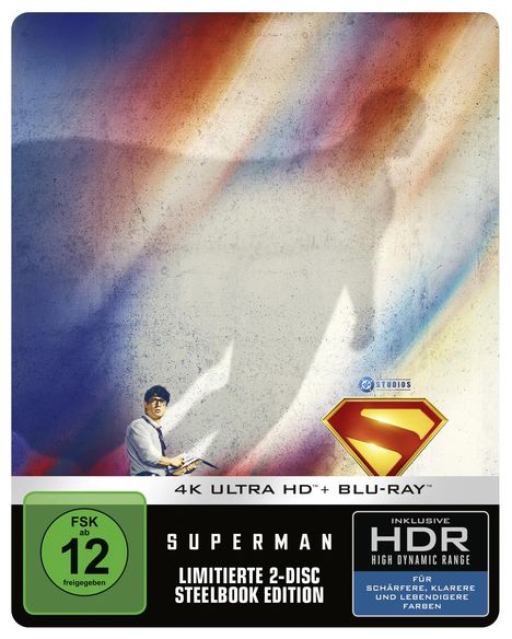 Superman (2025) (Ultra HD Blu-ray & Blu-ray im Steelbook), 1 Ultra HD Blu-ray und 1 Blu-ray Disc