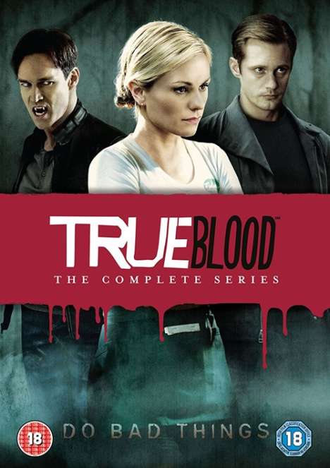 True Blood Season 1-7 (UK Import), 33 DVDs