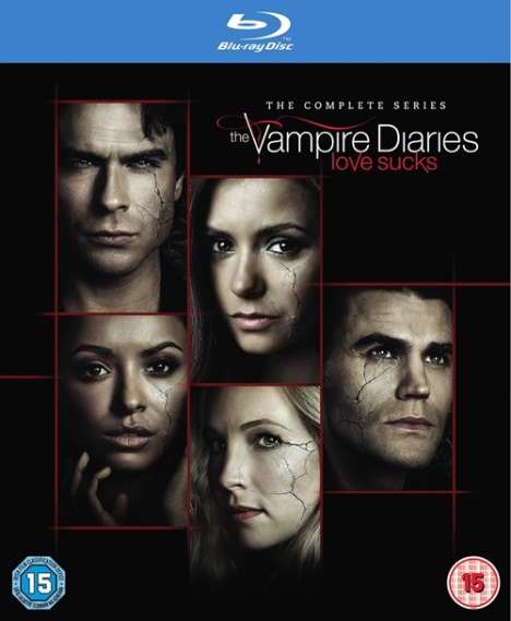The Vampire Diaries Staffel 1-8 (Blu-ray) (UK Import), 30 Blu-ray Discs