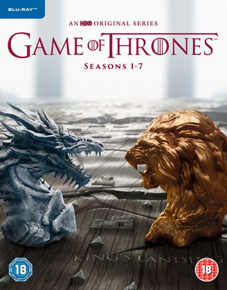 Game Of Thrones Season 1-7 (Blu-ray) (UK Import), 30 Blu-ray Discs