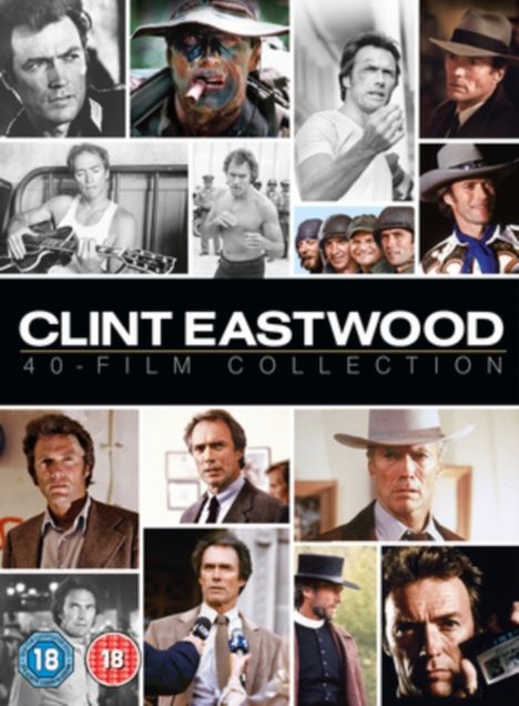 Clint Eastwood 40 Film Collection (UK Import), 40 DVDs