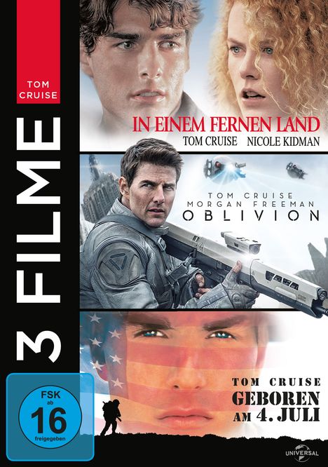 Tom Cruise Collection, 3 DVDs