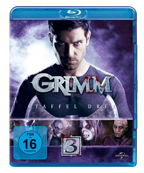 Grimm Staffel 3 (Blu-ray), 5 Blu-ray Discs