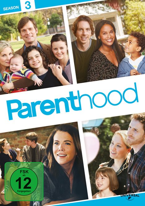 Parenthood Season 3, 4 DVDs